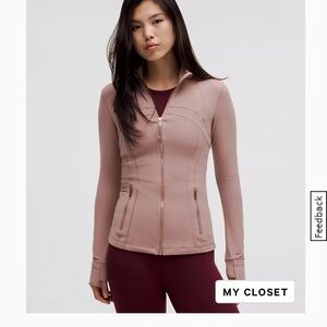 NWT LULULEMON Define Jacket Nulu in Twilight Rose/Rose Gold